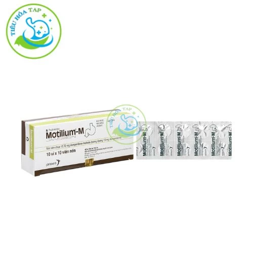 Motilium - M - Hộp 10 vỉ x 10 viên